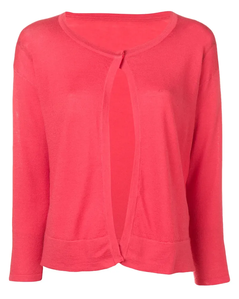 SottoMettimi Klassischer Cardigan - Rot Rot