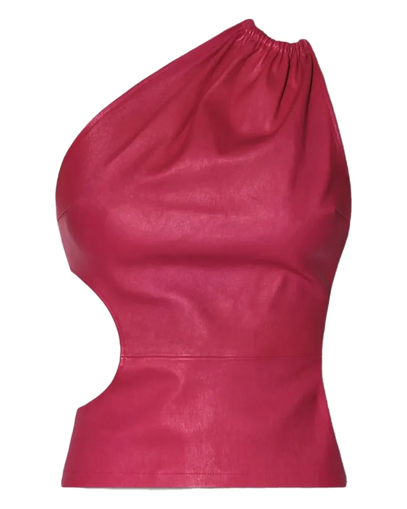 Amiri Klassisches One-Shoulder-Top - Rosa Rosa