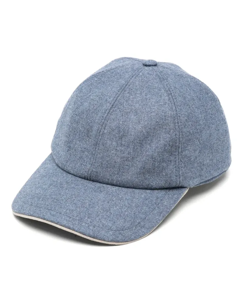 Eleventy Baseballkappe mit abgerundetem Schirm - Blau Blau