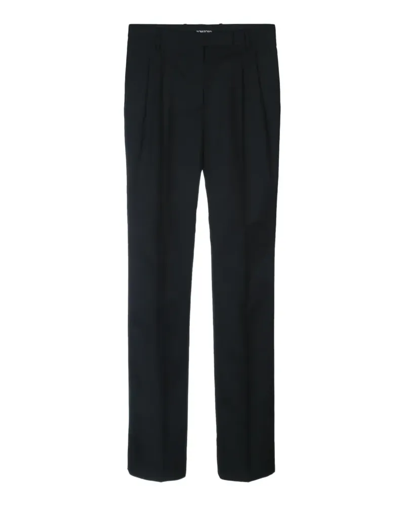 Tom Ford Klassische Bundfaltenhose - Schwarz Schwarz