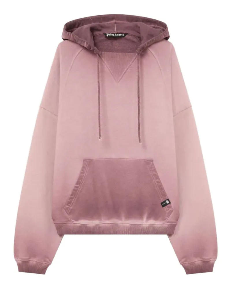 Palm Angels Neon Boulevard Hoodie mit grafischem Print - Rosa Rosa
