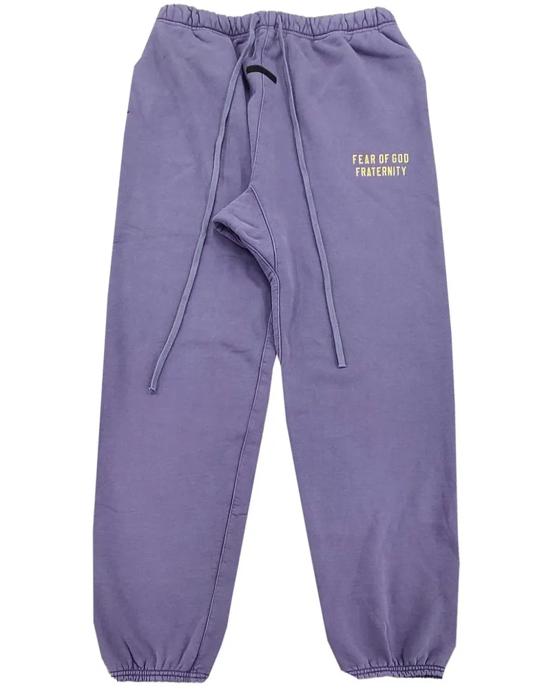 Fear of God Jogginghose mit Logo-Print - Violett Violett