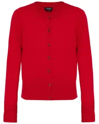 Kate Spade Kaschmircardigan mit rundem Ausschnitt Rot