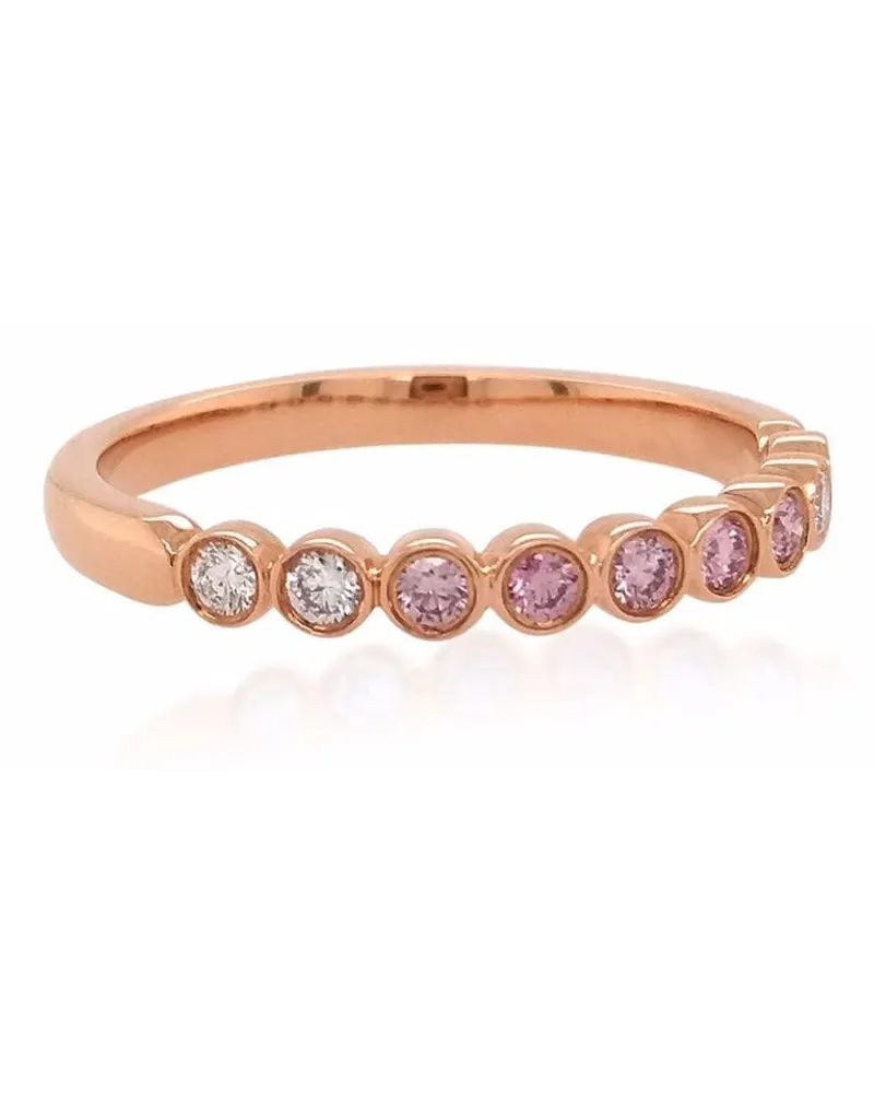 HYT Jewelry 18kt Rotgoldring mit Diamanten - Rosa Rosa