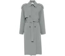 Trenchcoat aus Twill - Grau