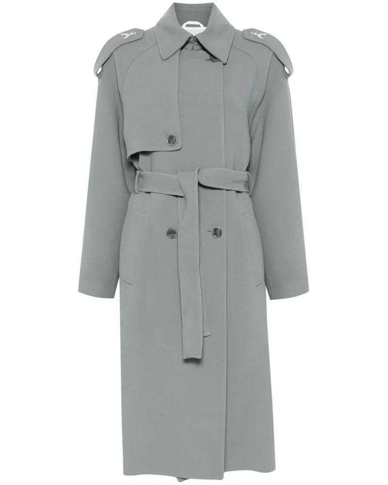 Patrizia Pepe Trenchcoat aus Twill - Grau Grau