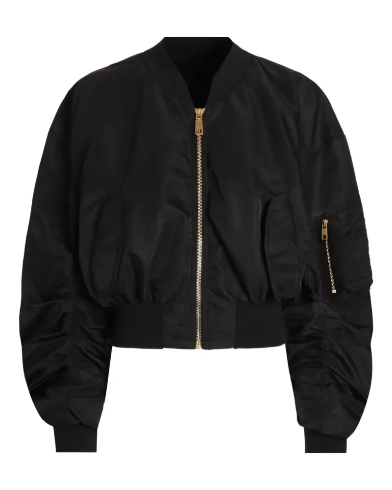 Dolce & Gabbana Bomberjacke mit Reißverschluss - Schwarz Schwarz