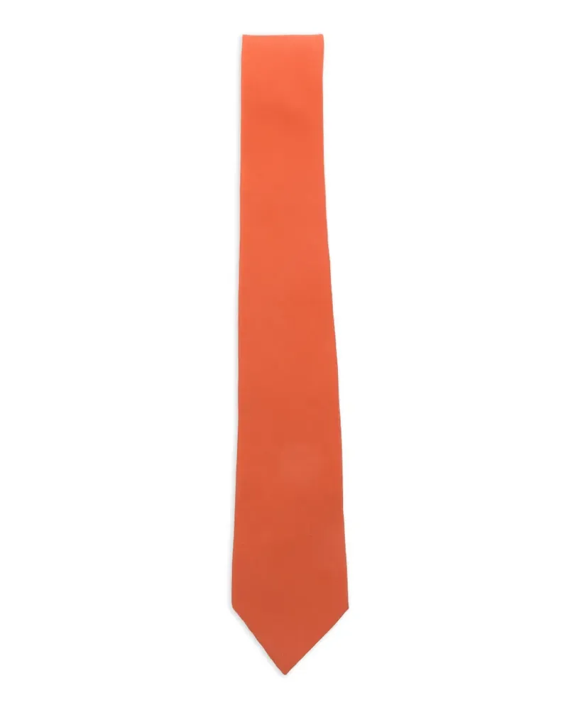 Saint Laurent silk tie - Orange Orange