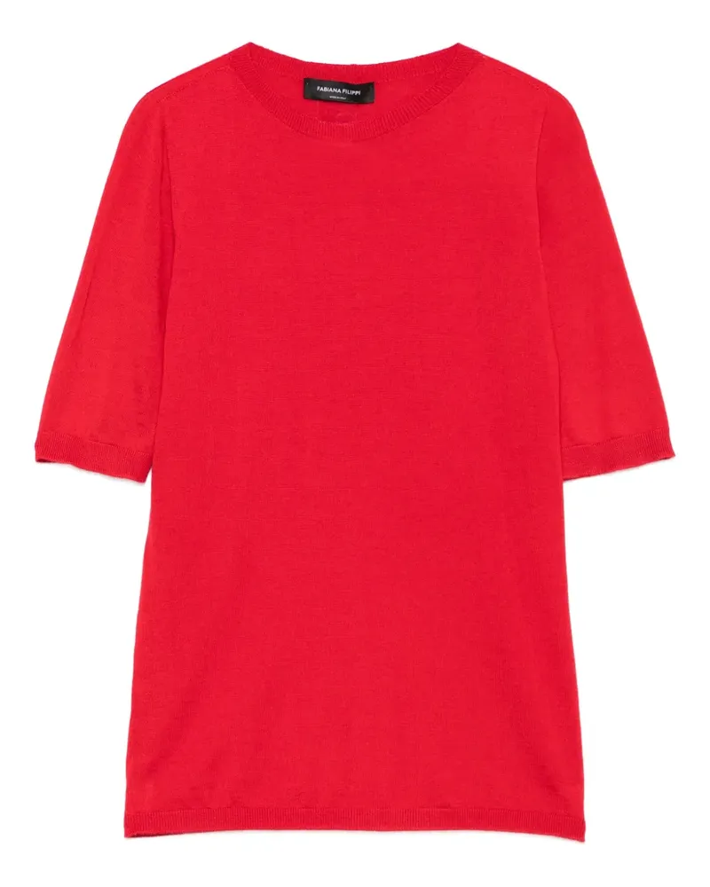 Fabiana Filippi round-neck short-sleeve t-shirt - Rot Rot