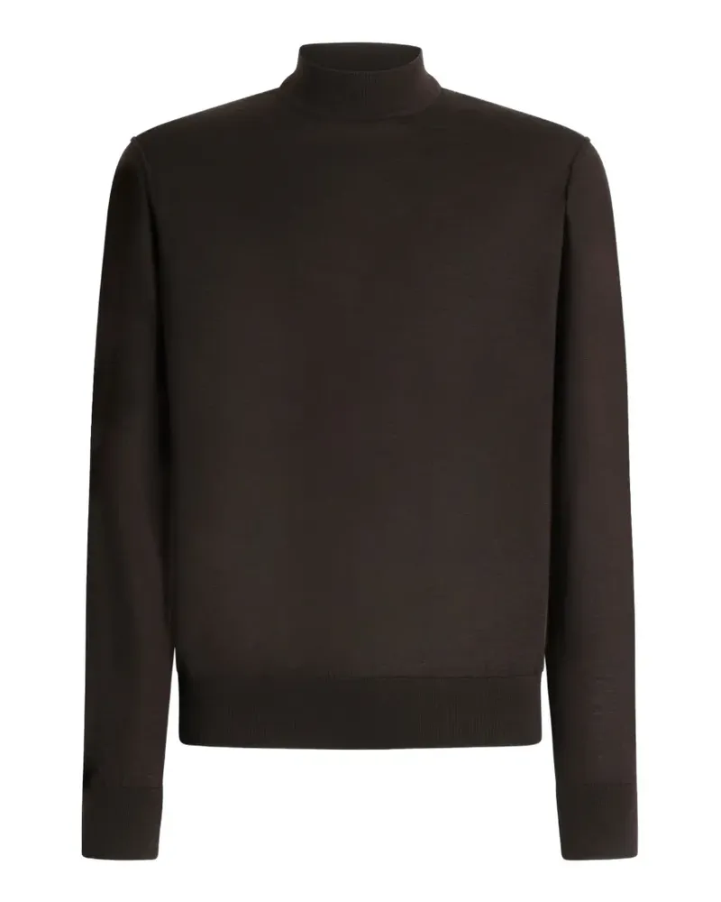 Dolce & Gabbana Rollkragenpullover aus Kaschmir - Braun Braun