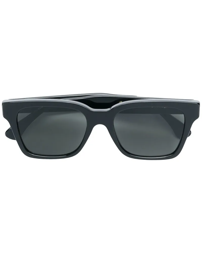 RETROSUPERFUTURE Eckige Sonnenbrille Schwarz