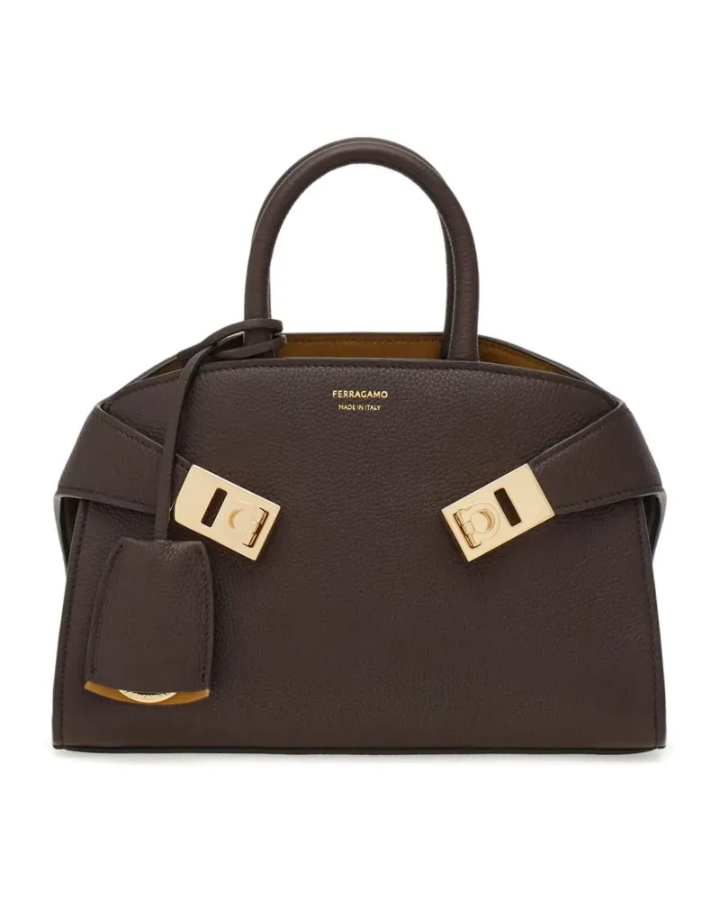 Ferragamo Mittelgroße Hug Tasche - Braun Braun