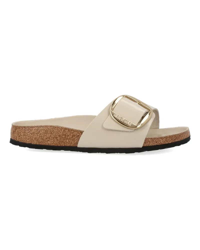 Birkenstock Madrid big-buckle leather sandals - Nude Nude