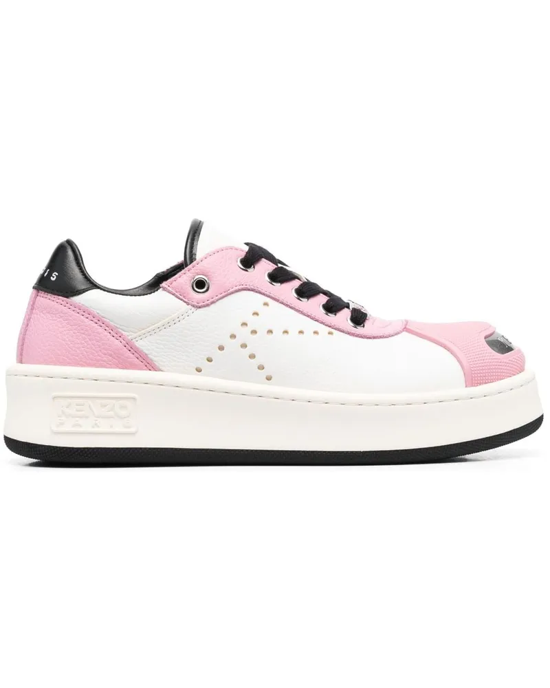 Kenzo Sneakers mit Kontrastkappe Rosa