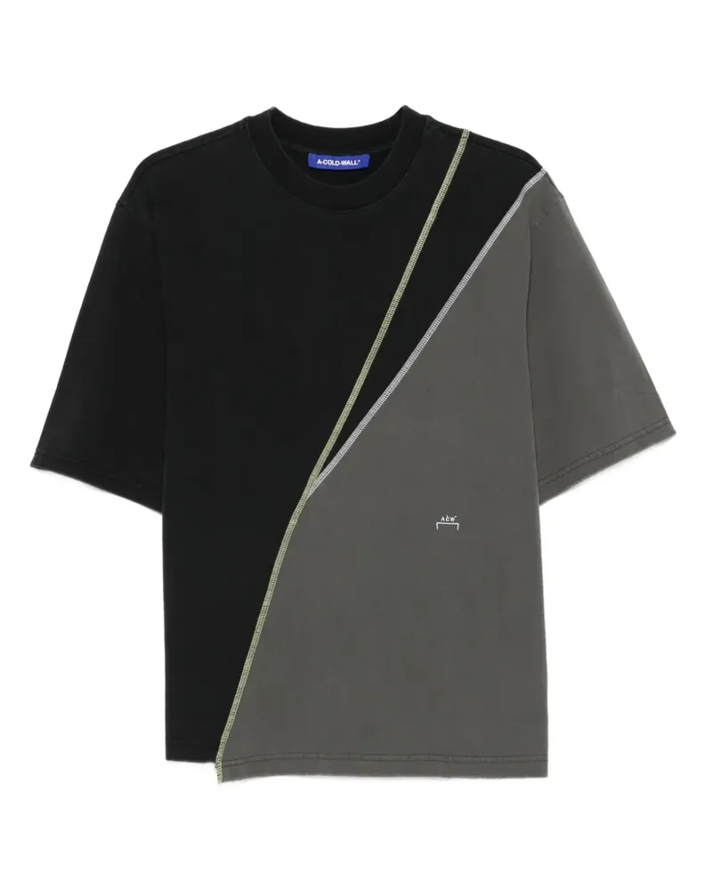 ACW* Spliced T-Shirt mit Einsätzen - Schwarz Schwarz