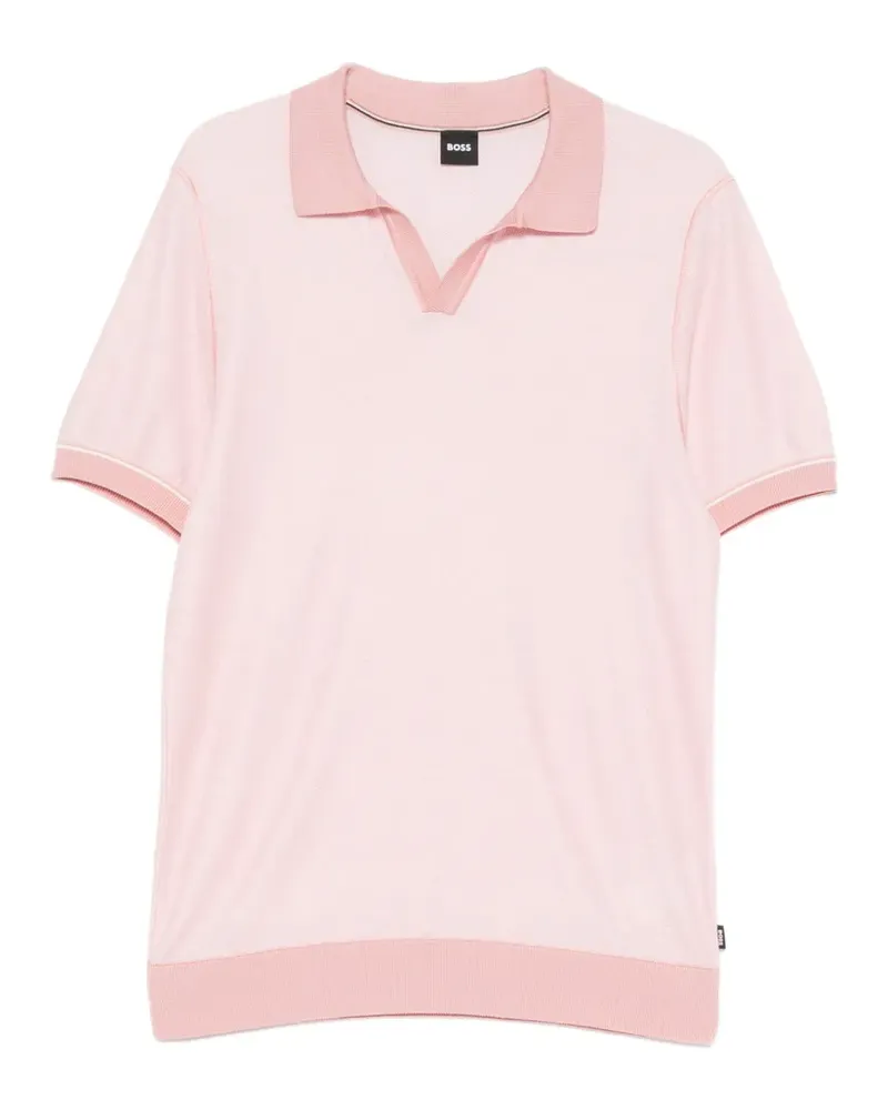 HUGO BOSS fine-knit T-shirt - Rosa Rosa