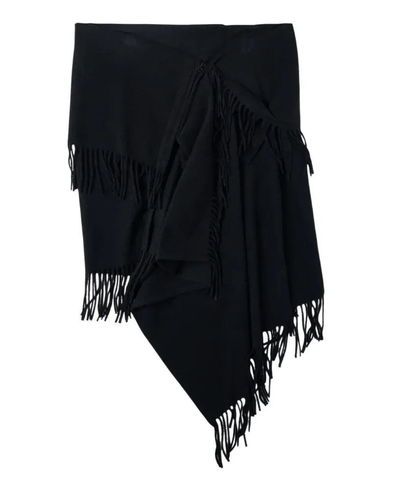 OPEN YY Asymmetrischer Schal - Schwarz Schwarz