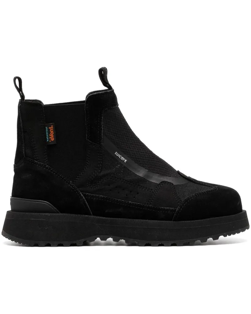 SUICOKE Stiefeletten mit Einsätzen - Schwarz Schwarz