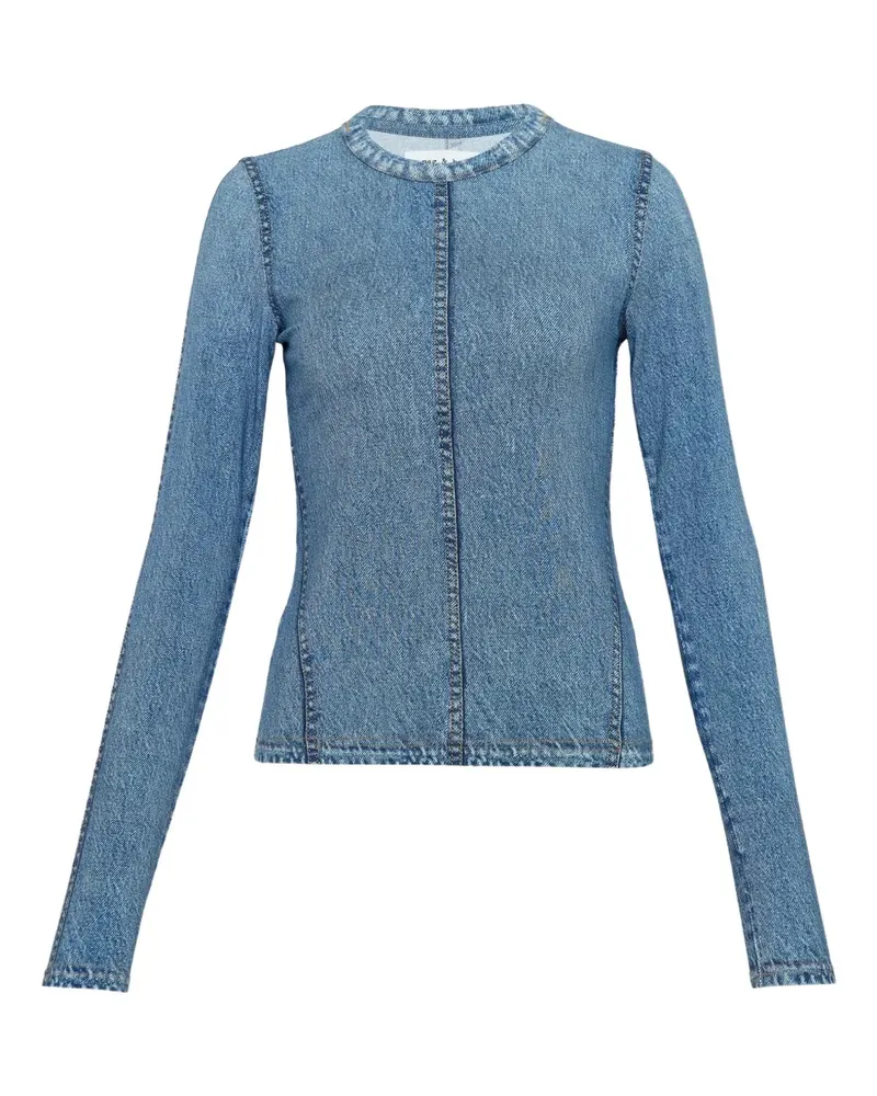 Rag & Bone Miramar Langarmshirt - Blau Blau