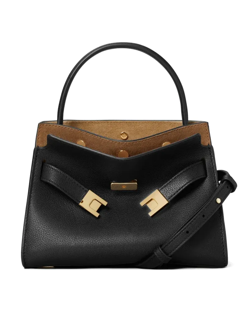 Tory Burch petite Lee Radziwill double bag - Schwarz Schwarz