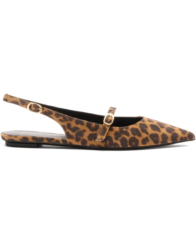 Stuart Weitzman Spitze Emilia Slingback-Pumps - Braun Braun