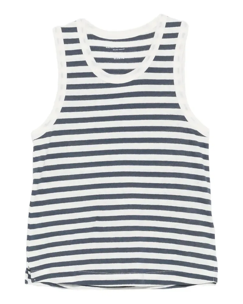 Majestic striped sleeveless tank top - Blau Blau