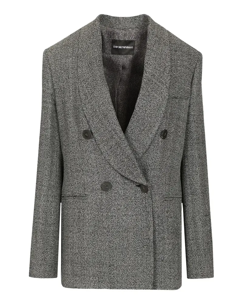 Emporio Armani Doppelreihiges Sakko - Grau Grau