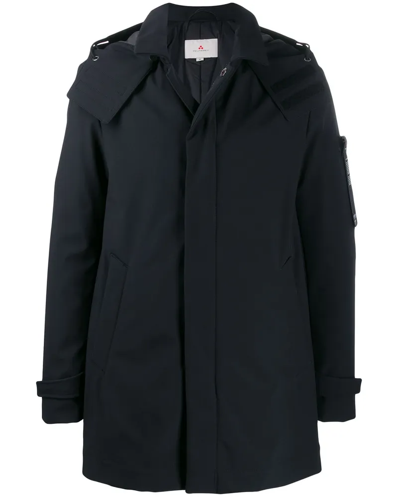 Peuterey Mantel im Utility-Look - Schwarz Schwarz
