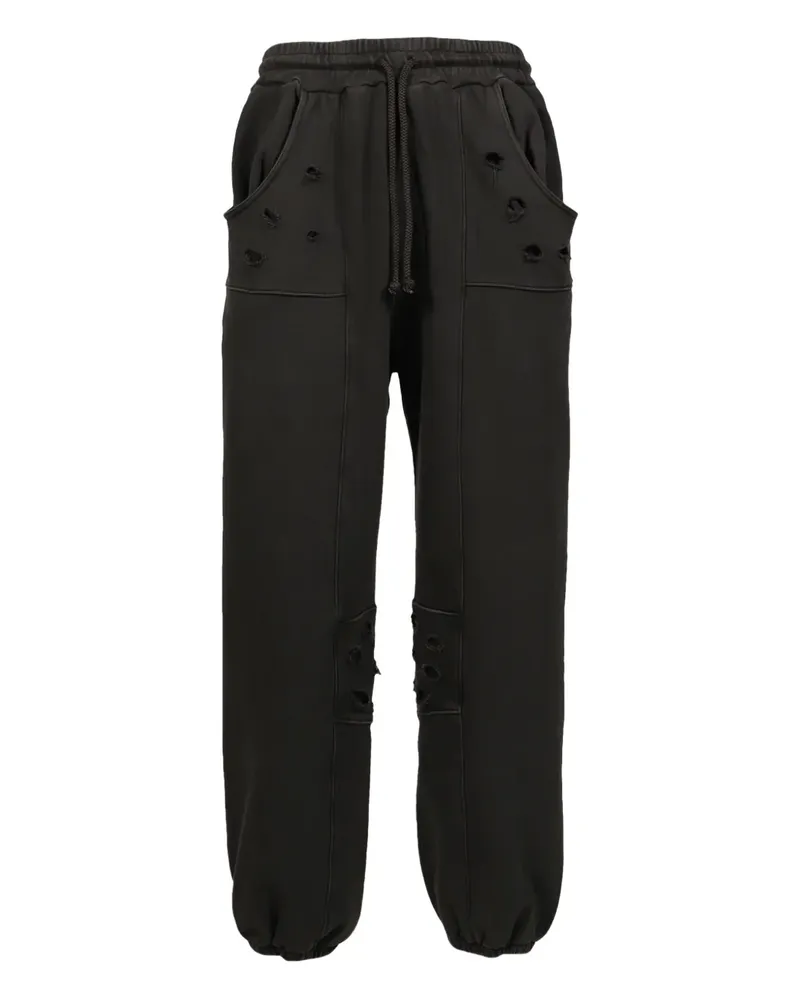 alchemist distressed trousers - Schwarz Schwarz