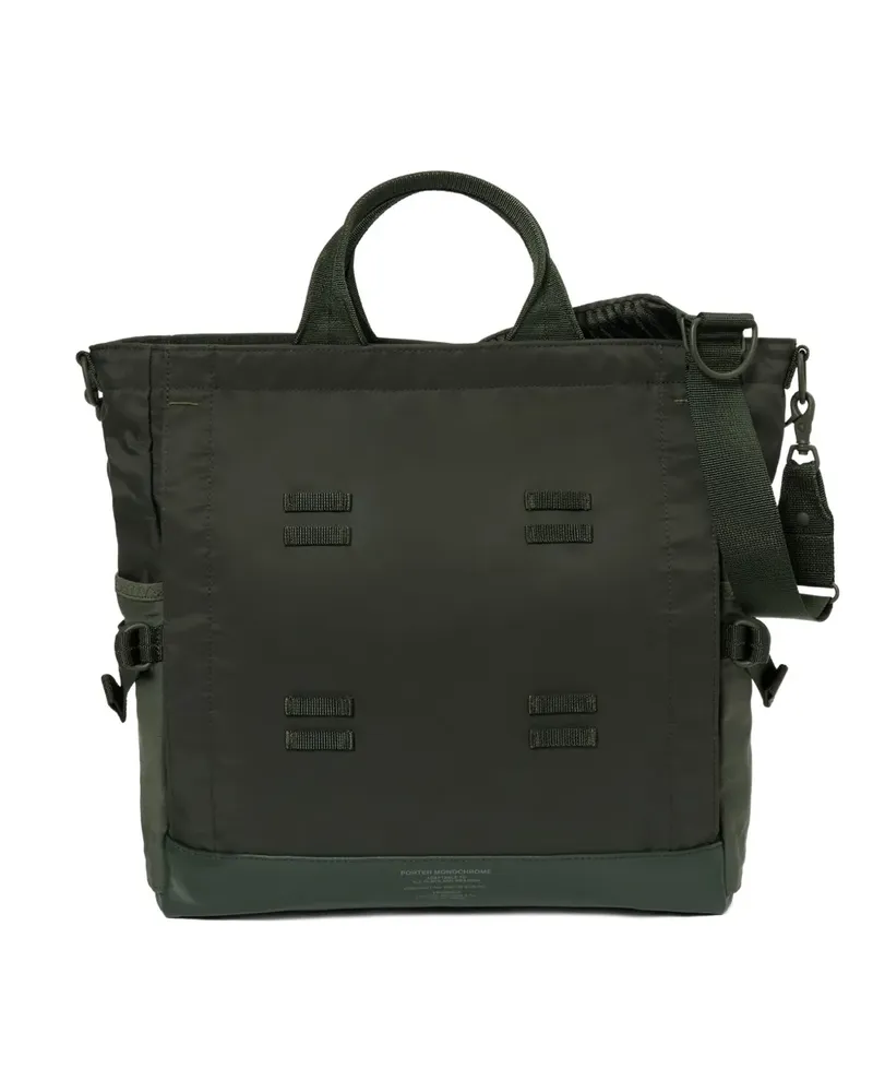 PORTER-YOSHIDA & CO Tote Bag mit Applikation - Grün Grün