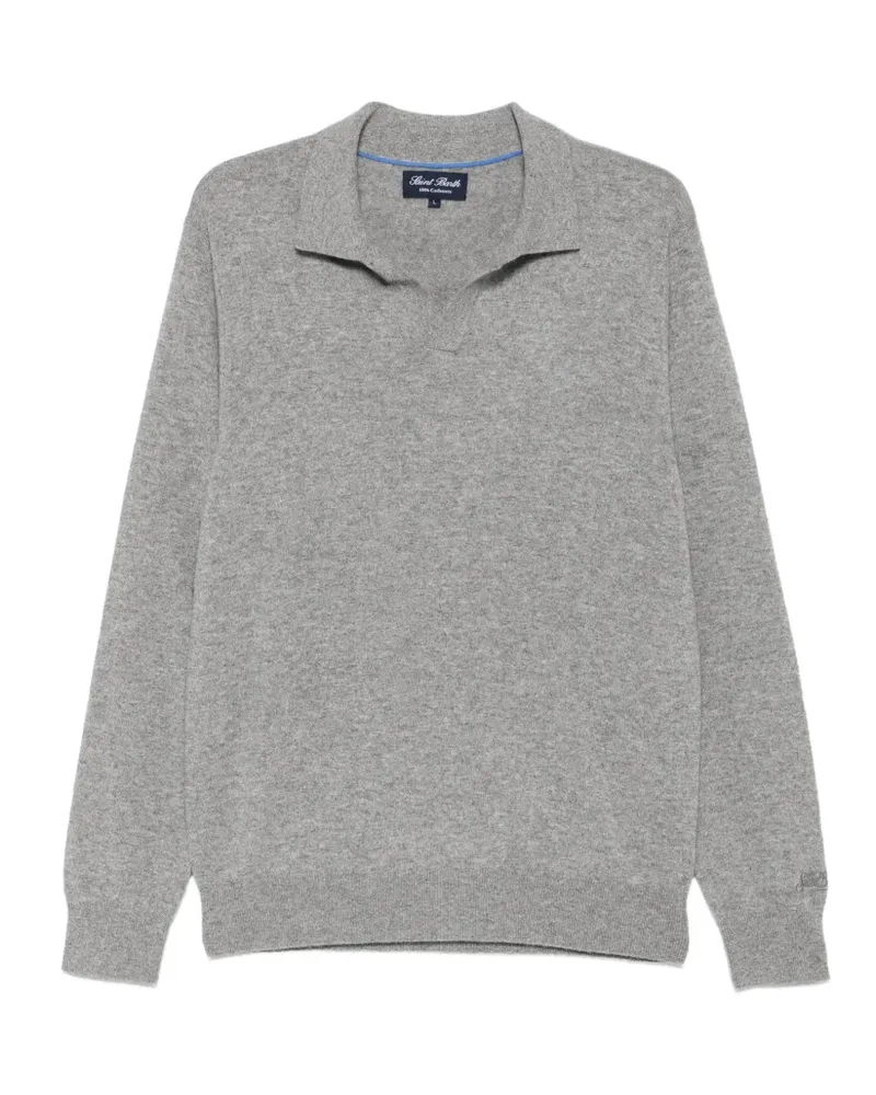 MC2 Saint Barth Kaschmirpullover mit Poloshirtkragen - Grau Grau