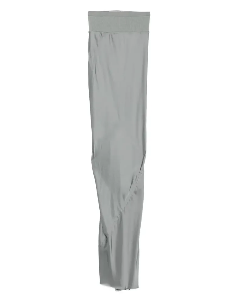 Rick Owens Midirock mit geripptem Bund - Blau Blau