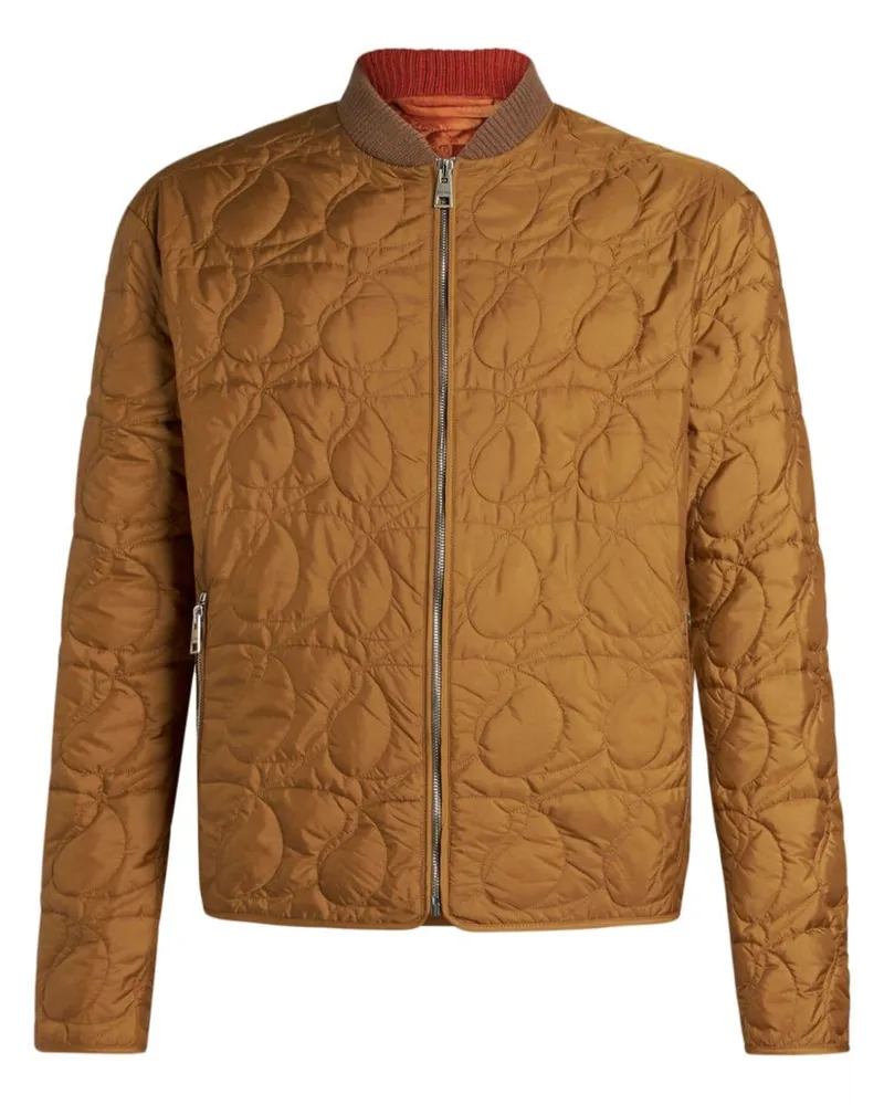 Etro Bomberjacke mit Paisley-Steppung - Braun Braun