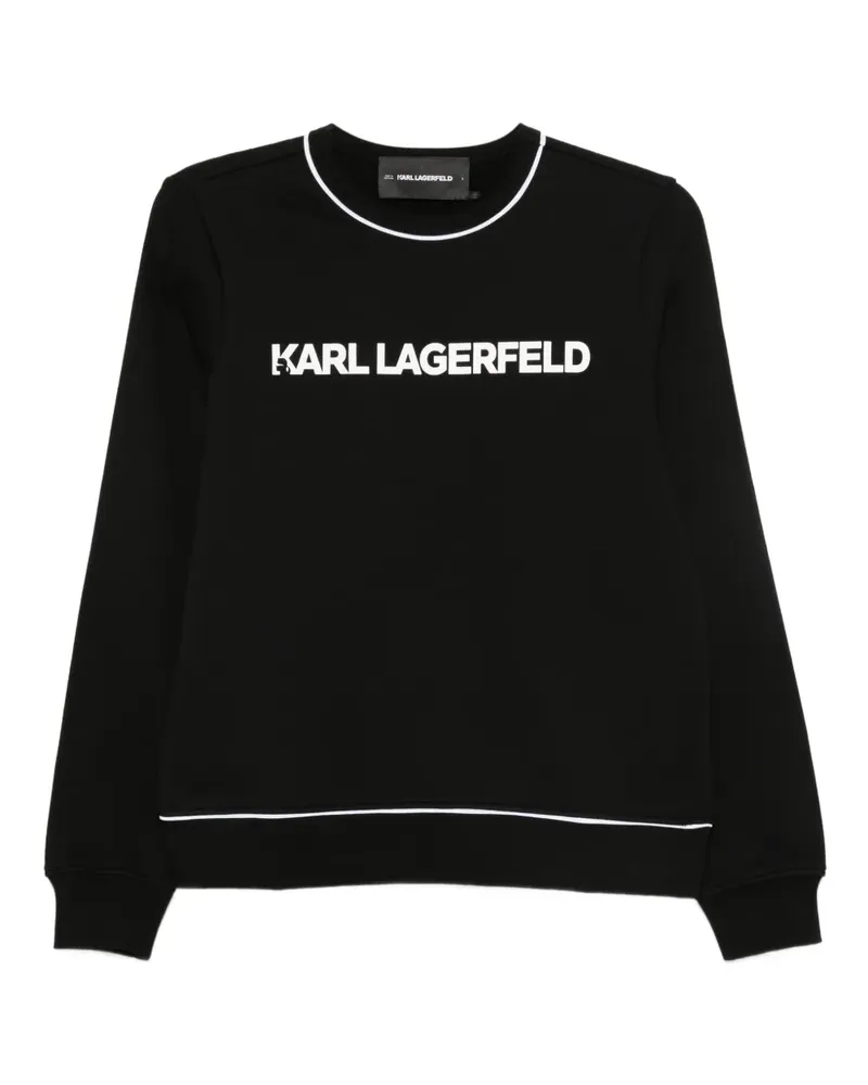 Karl Lagerfeld Sweatshirt mit Logo-Print - Schwarz Schwarz