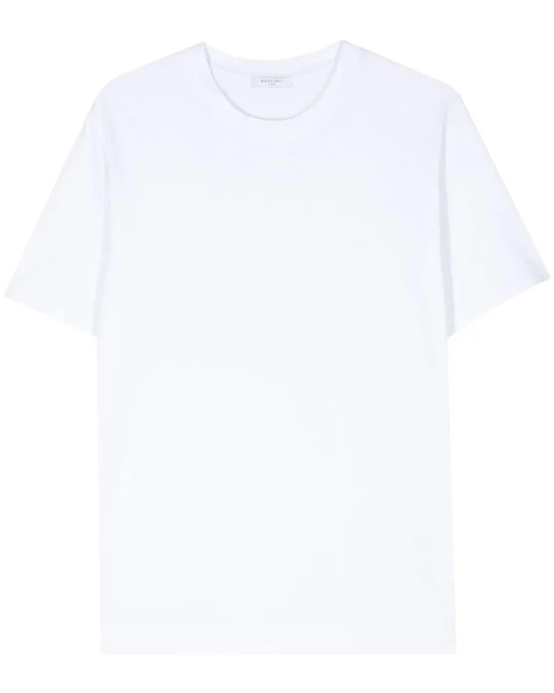 Boglioli T-Shirt mit Rundhalsausschnitt - Weiß Weiß