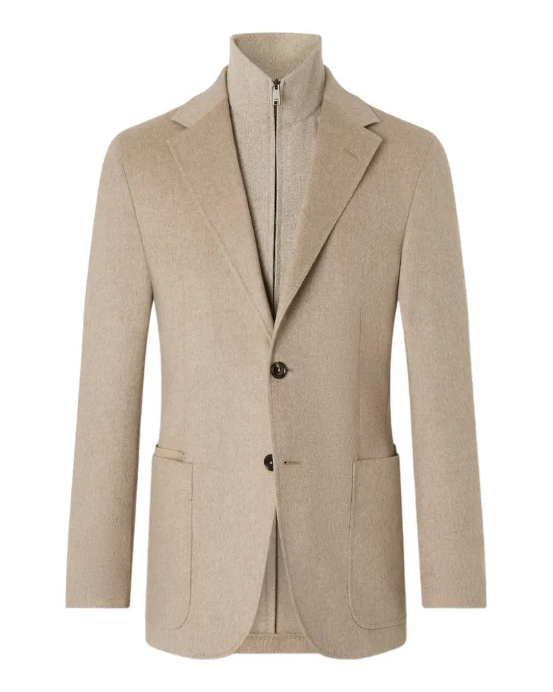 Ermenegildo Zegna Oasi Kaschmirjacke in Helltaupe - Nude Nude