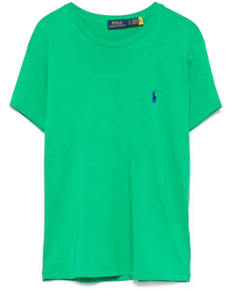 Ralph Lauren T-Shirt mit Polo Pony - Grün Grün