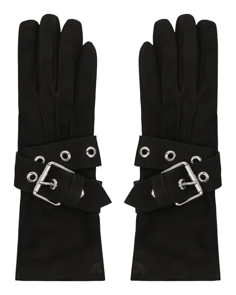 Vivienne Westwood Handschuhe aus Leder - Schwarz Schwarz