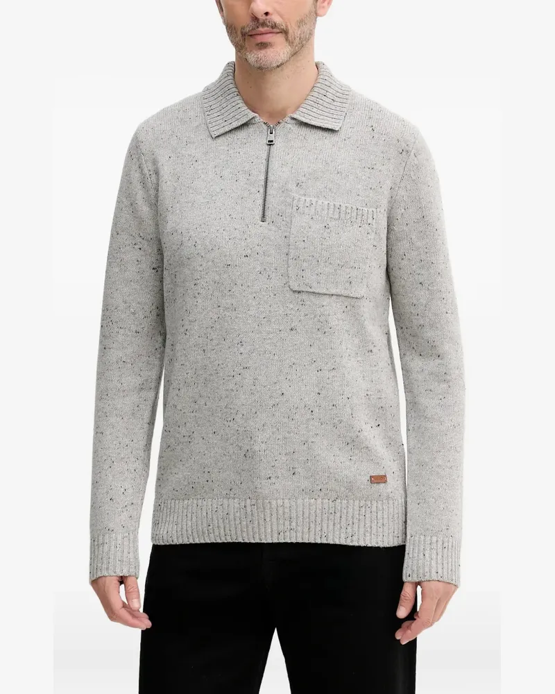 Liu Jo half-zip sweater - Grau Grau
