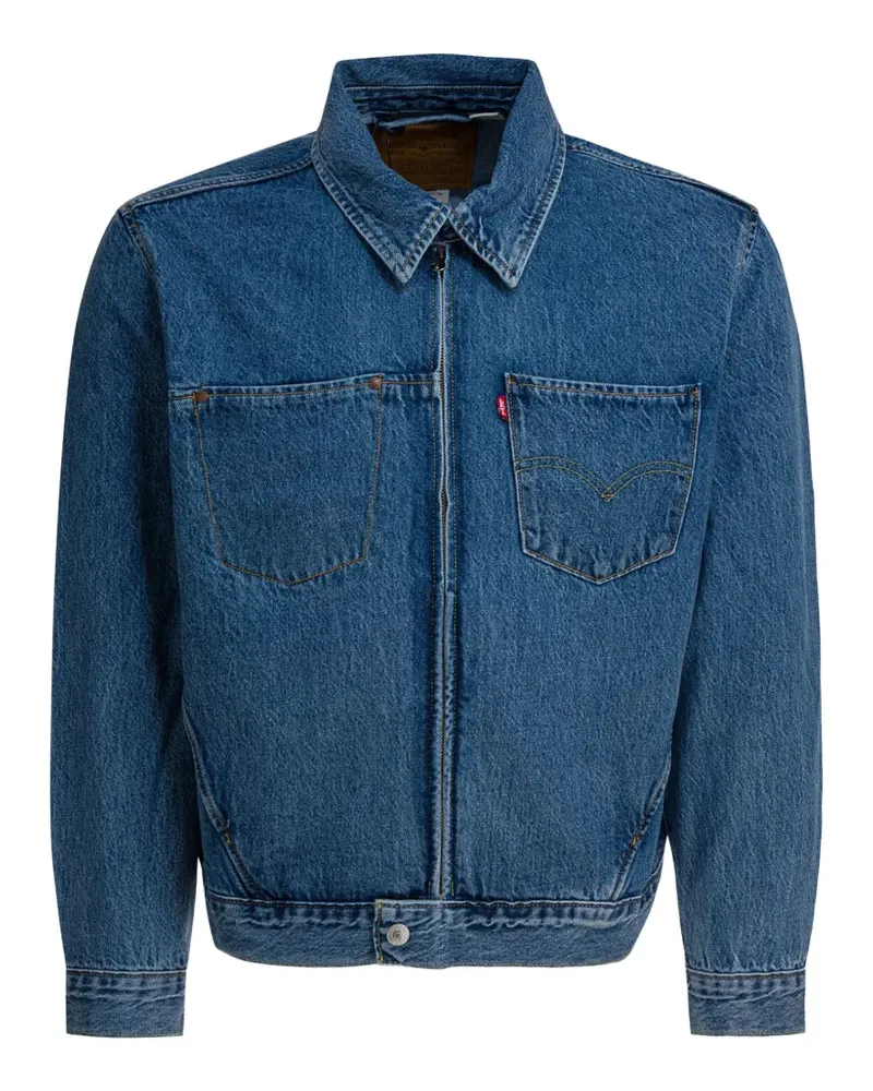 Levi's Twist Trucker zip denim jacket - Blau Blau