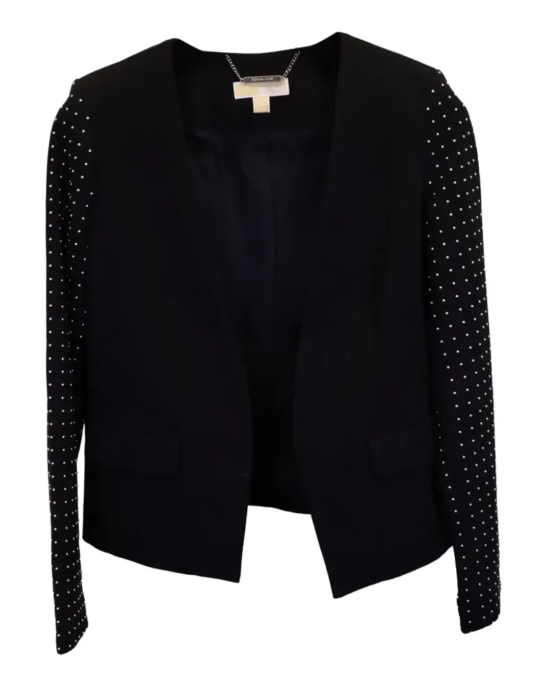 Michael Kors studded-sleeve jacket - Schwarz Schwarz
