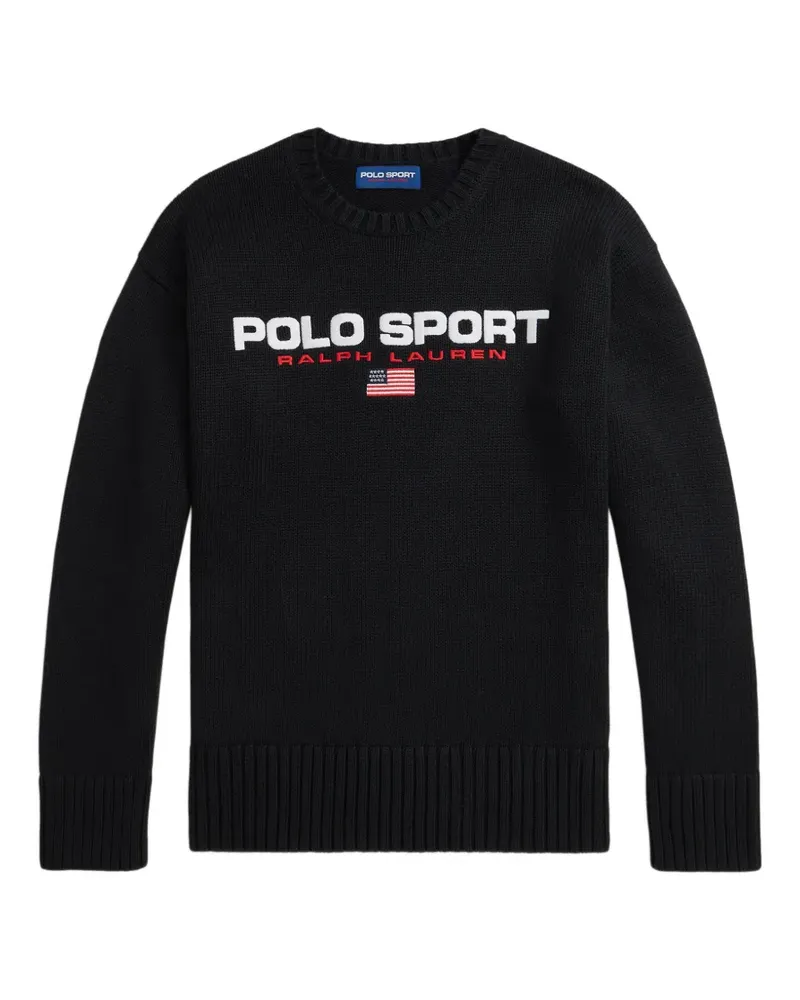 Ralph Lauren Sweatshirt mit Stickerei - Schwarz Schwarz