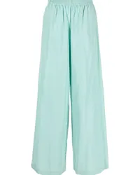 forte_forte High-Waist-Hose mit weitem Bein Blau