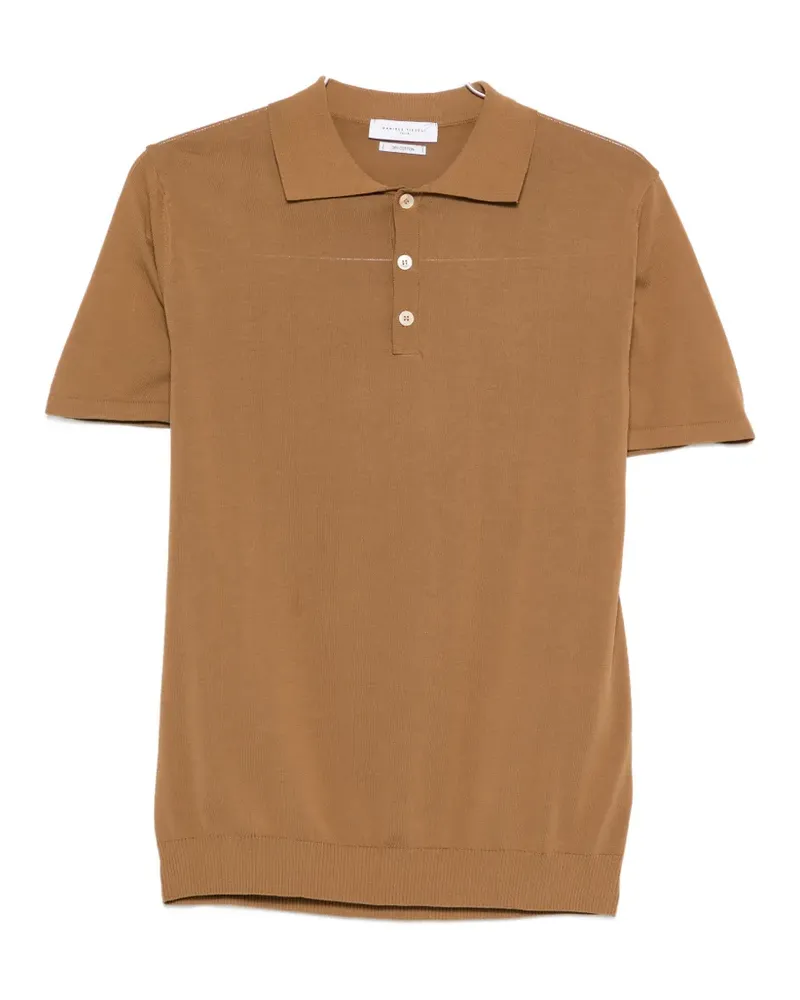 Daniele Fiesoli buttoned polo shirt - Braun Braun