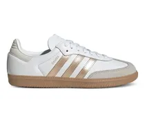 Gestreifte Samba OG Sneakers - Weiß