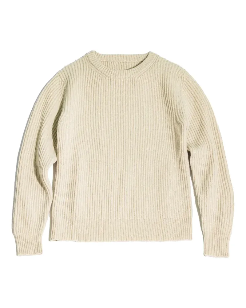 Fortela Alberto ribbed crew-neck sweater - Nude Nude