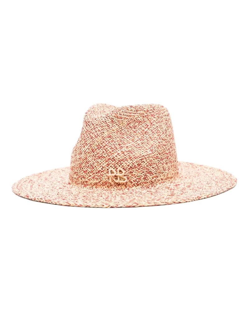 RUSLAN BAGINSKIY Fedora mit Logo-Applikation - Nude Nude