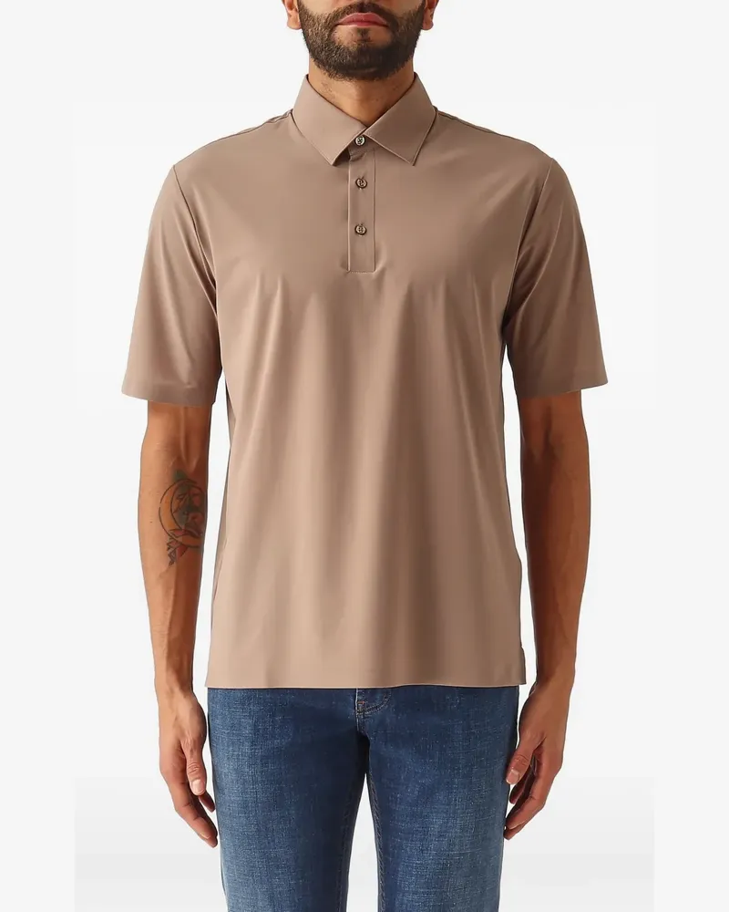 Herno short-sleeve polo shirt - Nude Nude