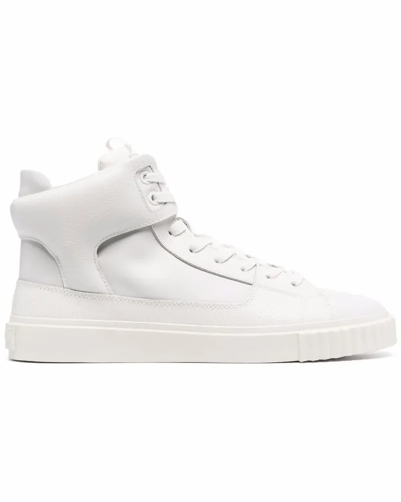 Just Cavalli High-Top-Sneakers mit Einsätzen - Weiß Weiß
