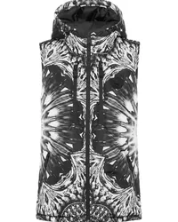 Philipp Plein Daunenweste mit grafischem Print Schwarz